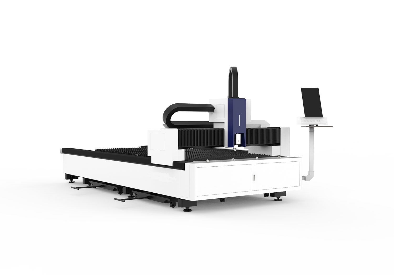 MK-S открытый волоконный лазерный станок для резки