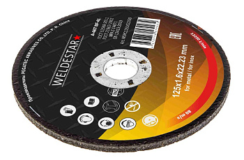 Круг отрезной 125х1,6х22 (25шт) WELDESTAR