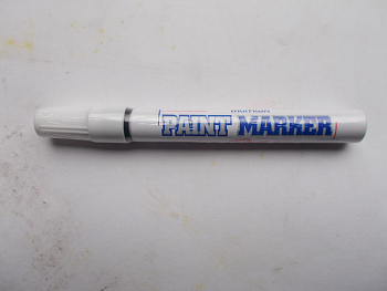 Маркер-краска черный 4мм кругл нак/MunHwa