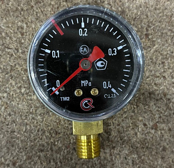 Манометр ацетиленовый 4 МПа WS